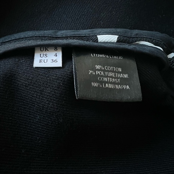 JW Anderson iconic runway teal black squiggle mini skirt - Picture 9 of 9